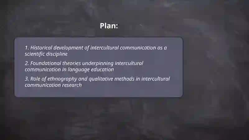 The emergence of the science of intercultural communication and its role in the training of foreign language teachers. 2
