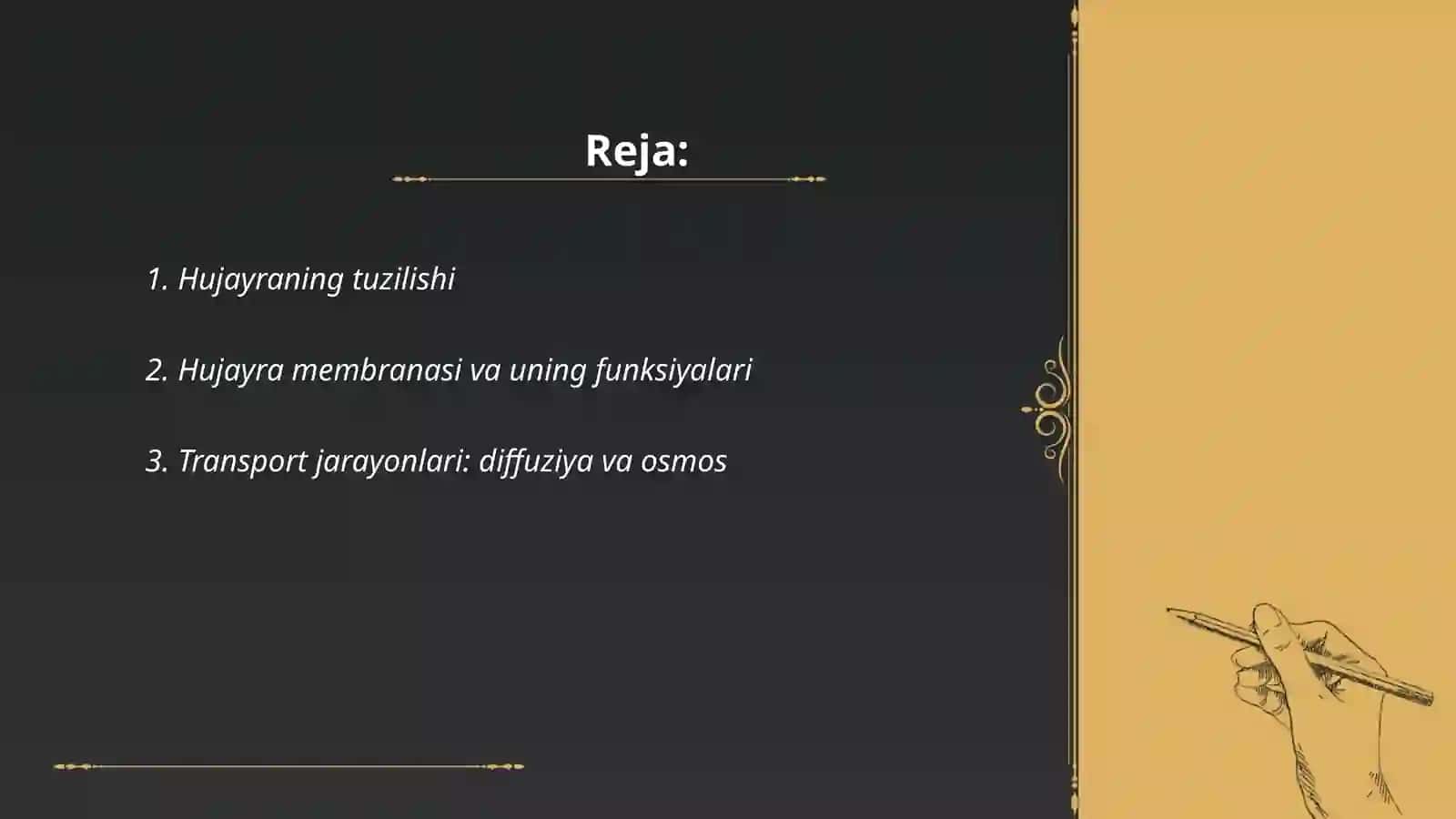 Hujayra fiziologiyasi 2