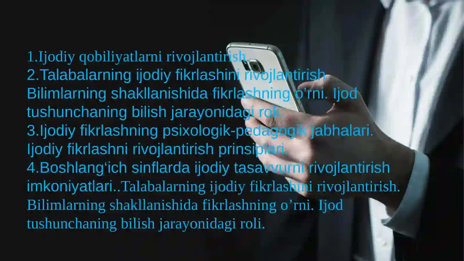 Kreativlik. Kreativlik muammosiga zamonaviy yondashish 2