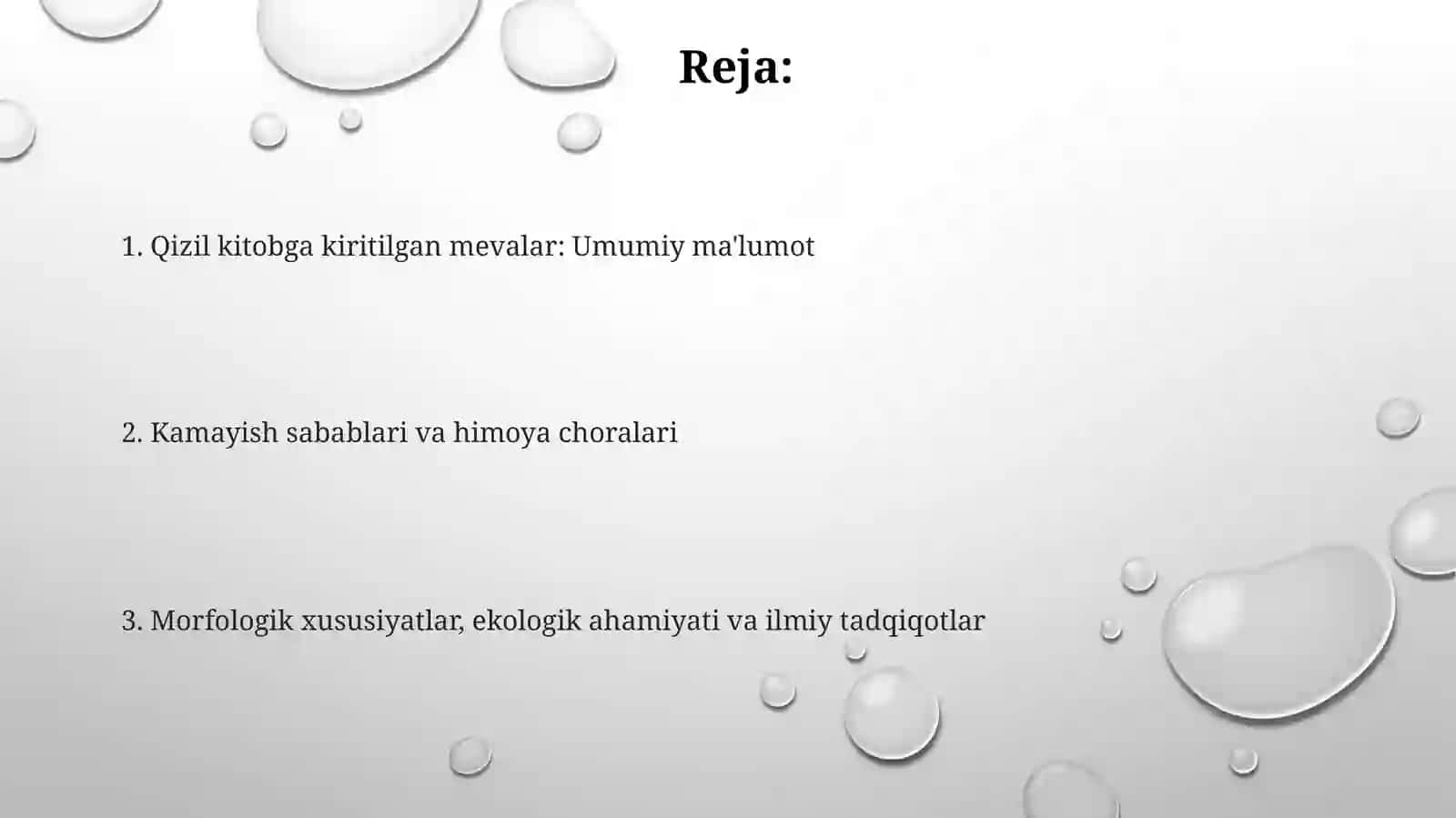 Qizil kitobga kiritilgan mevalar 2