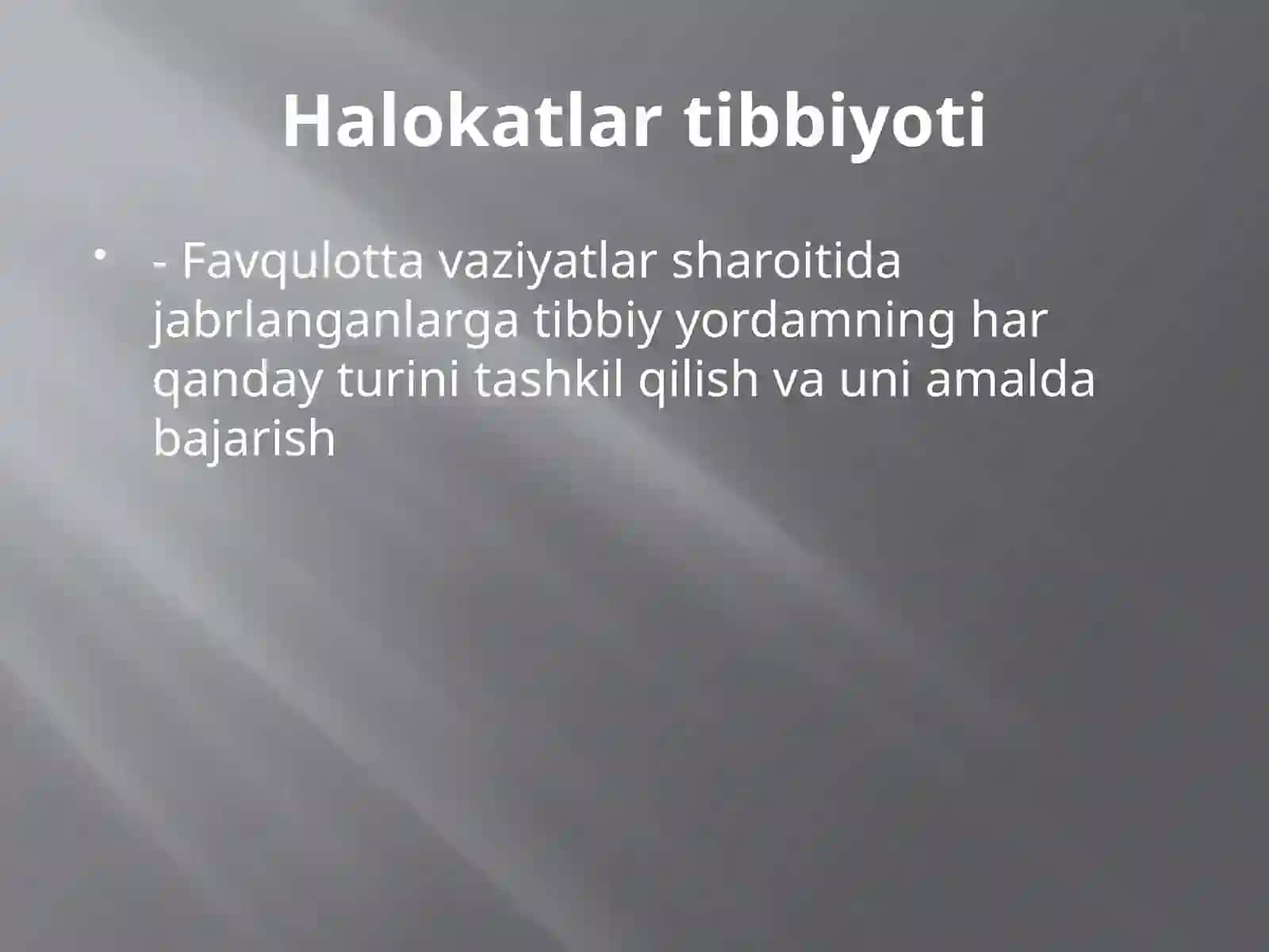 Halokatlartibbiyoti 2