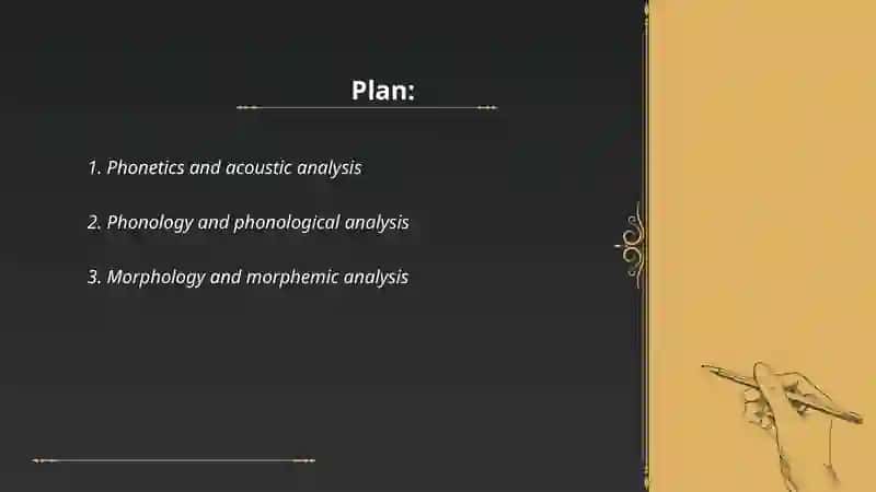 Linguistics and Methods of Linguistic Analysis 2
