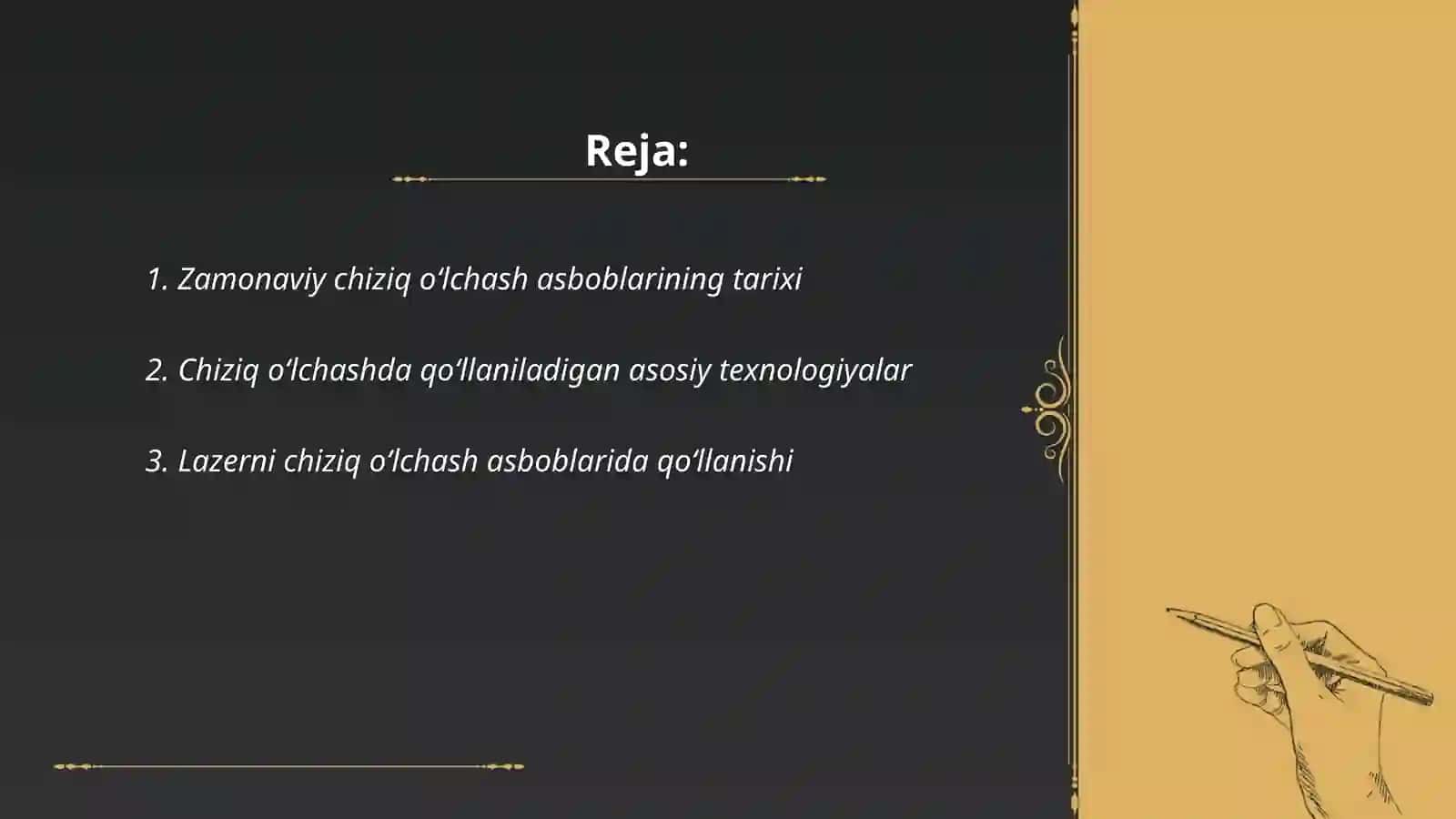 Zamonaviy chiziq oʻlchash asboblarining tarixi 2