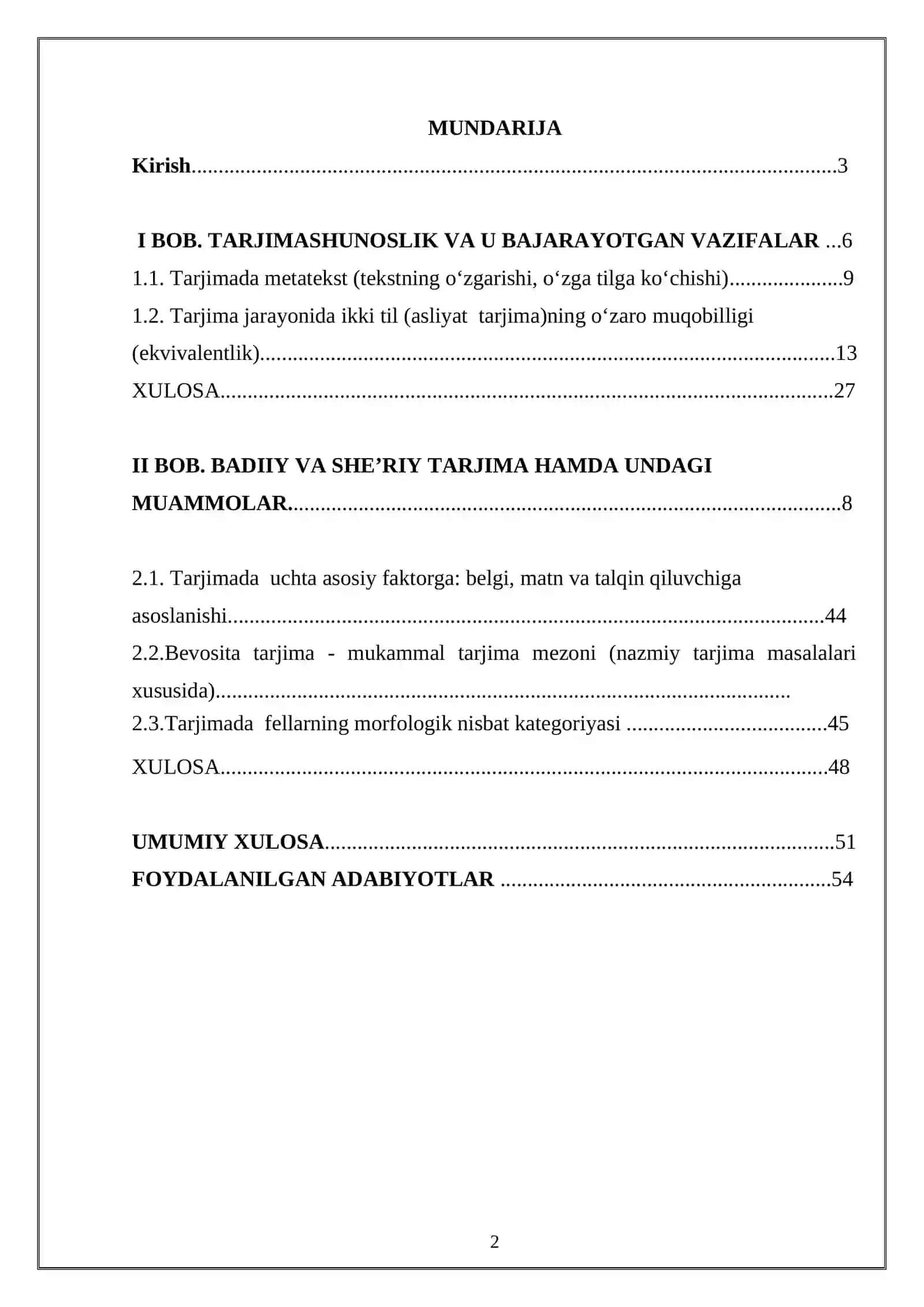 Badiiy va shery tarjimadagi muammolar 2