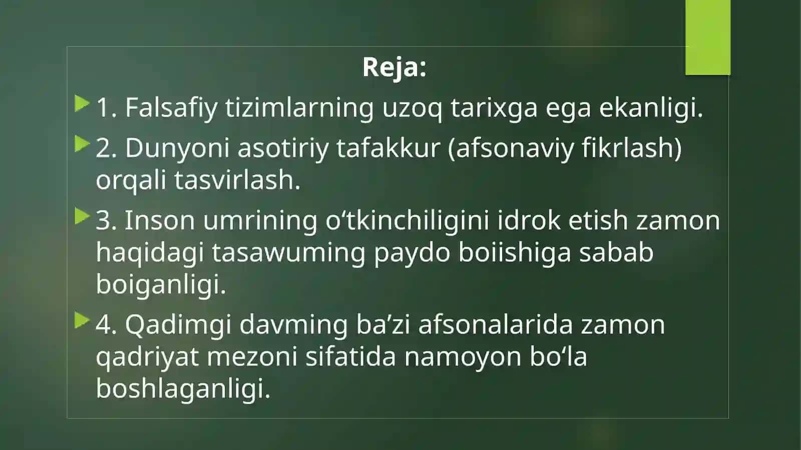 Qadimgi Sharqda asotiriy tassavurlar va falsafiy bilimlarning paydo bo‘lishi 2