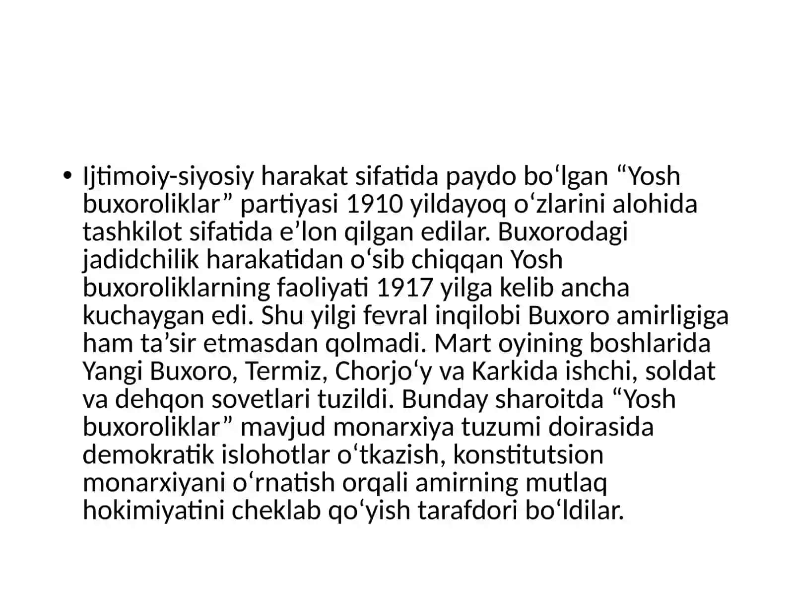 Yosh buxoroliklar partiyasi 2