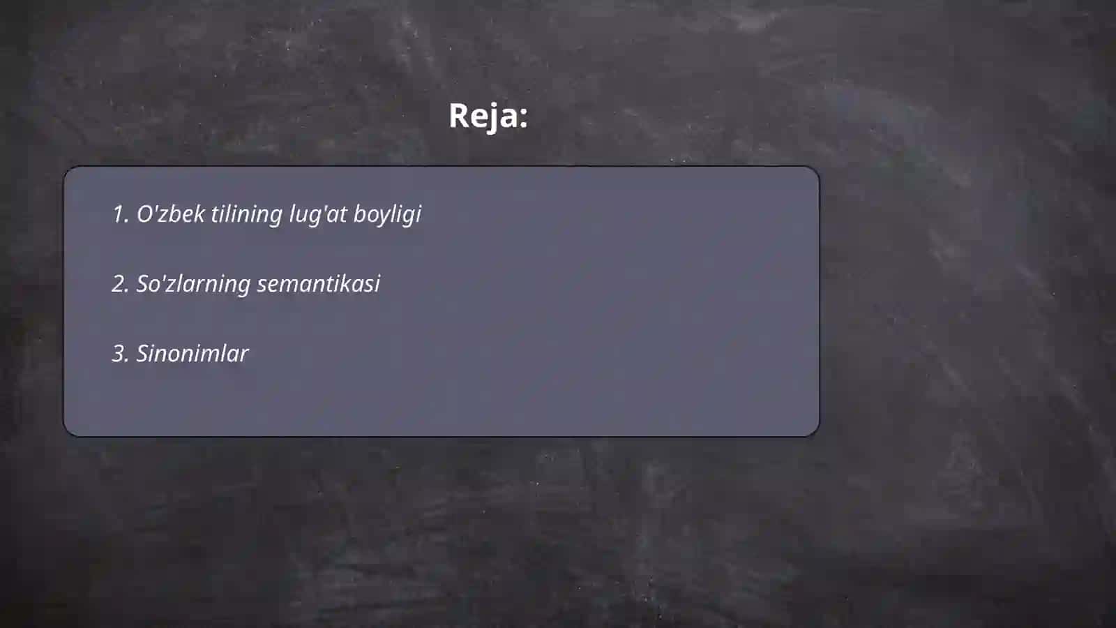 O'zbek tilining morfologiyasi 2
