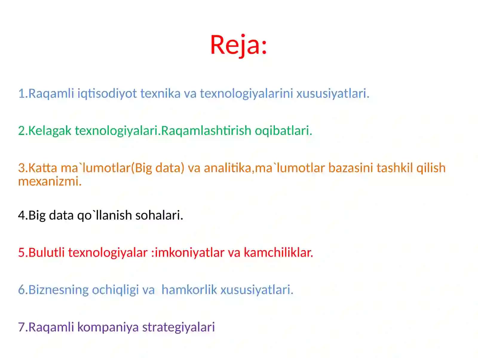 Raqamli iqtisodiyotda biznesni boshqarishning xususiyatlari 2