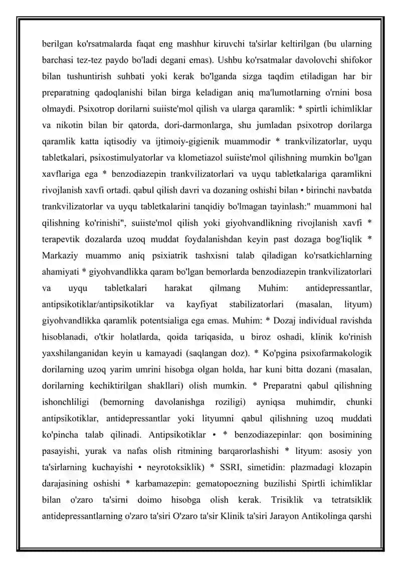 PSIXOFARMAKOTERAPIYA 2