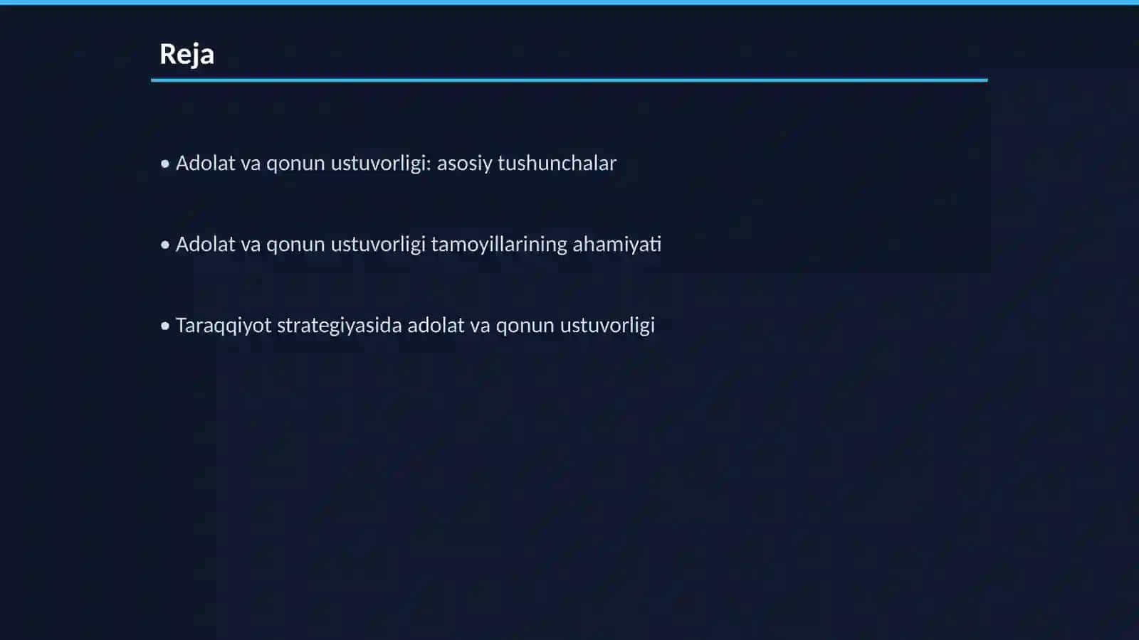 Adolat va qonun ustuvorligi: asosiy tushunchalar 2