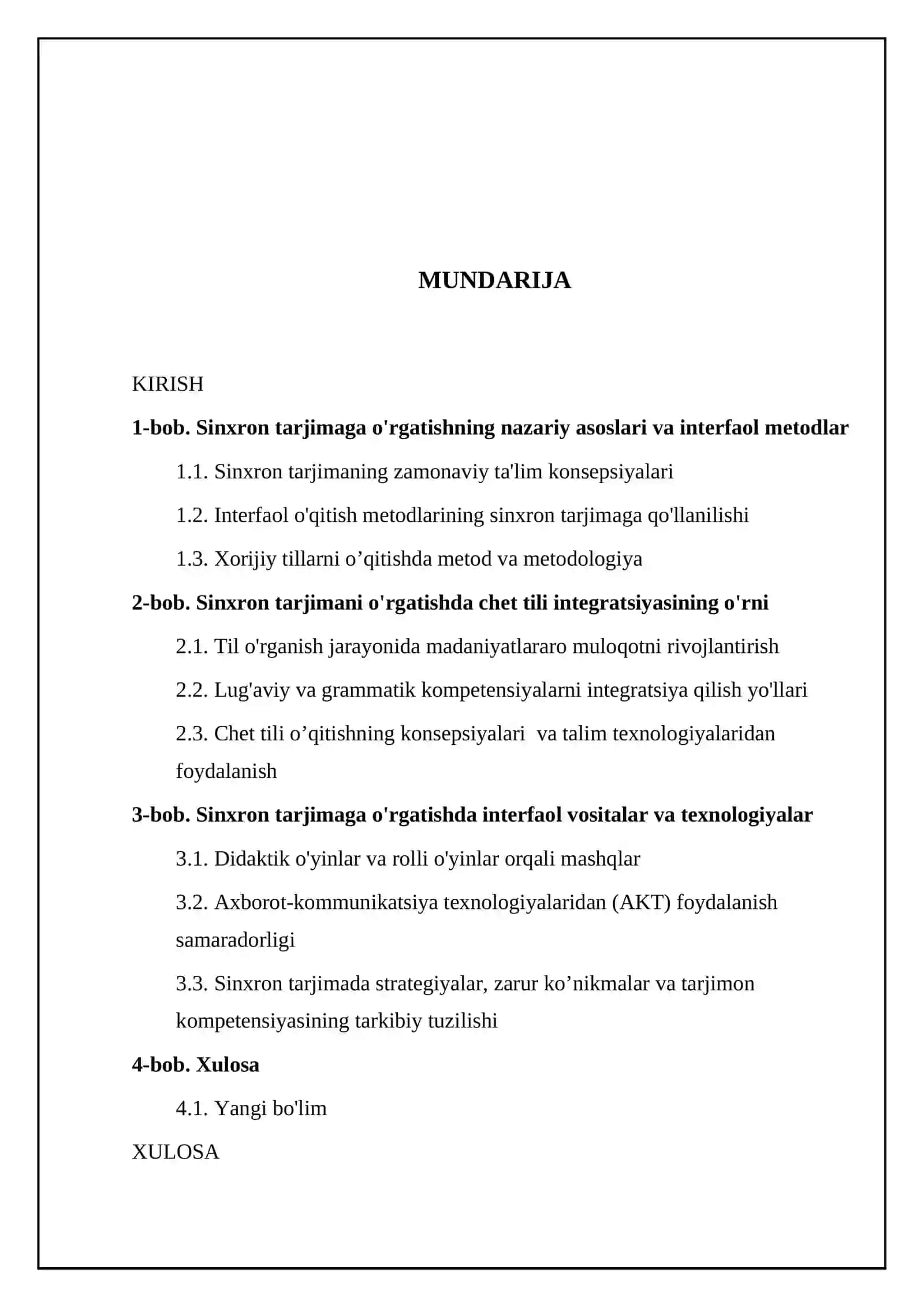 Sinxron tarjimaga o’rgatishning interfaol metodlarini rivojlantirishda Chet tili integratsiyasidan foydalanish vositalari 2