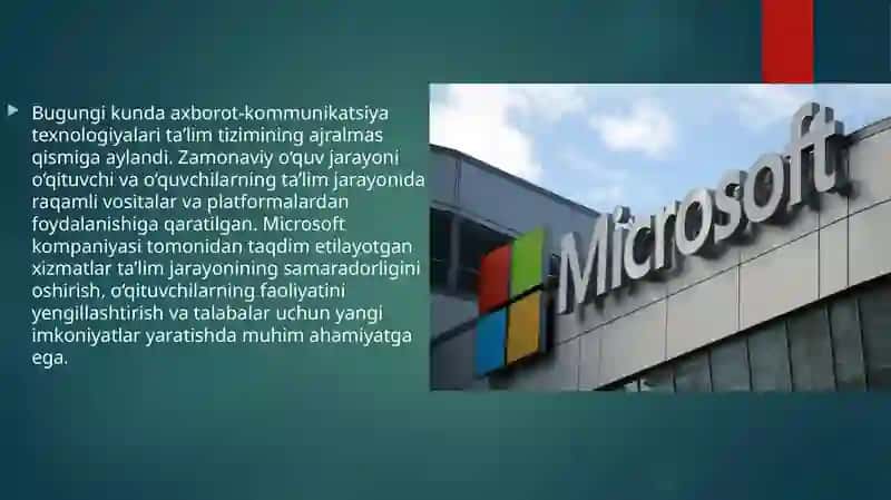Microsoft xizmatlari 2
