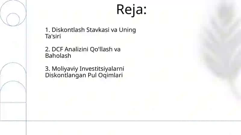 Mоliyaviy investitsiyaаr diskоntlаsh 2