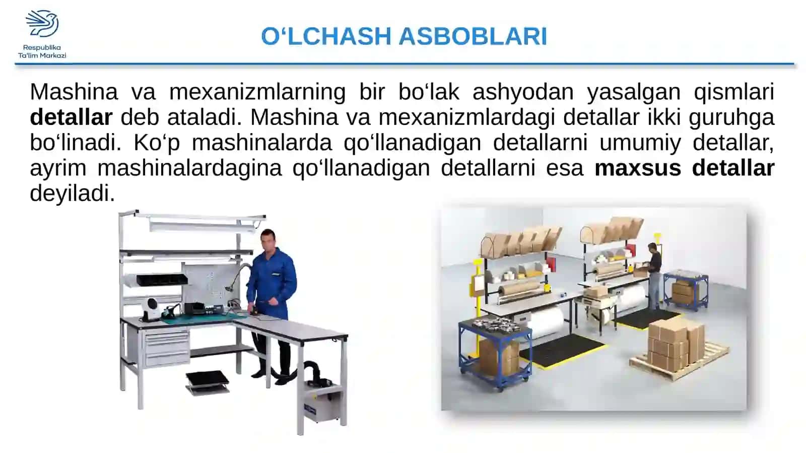 6-sinf Texnologiya. Texnologiya va konstruksiyalash elementlari. Buyumlarni tayyorlash. loyihalash, o'lchash, rejalash, biriktirish, pardozlash 2