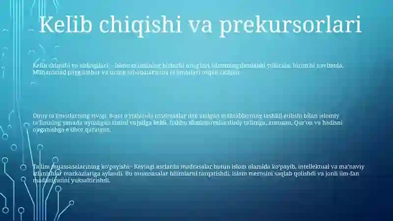 Diniy Ta'limotlarning Paydo Bo'Lishi 2