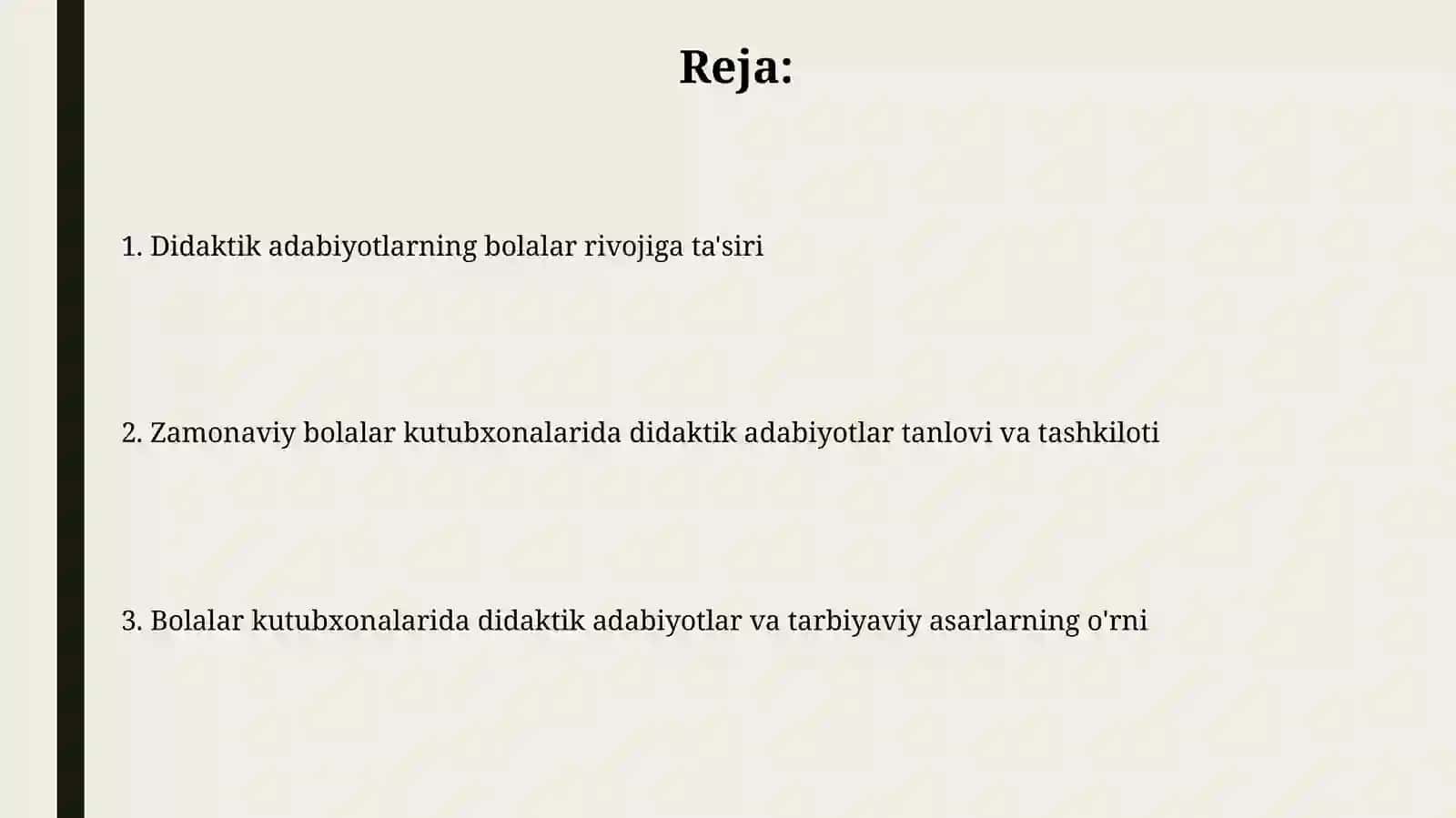 Didaktik adabiyot va pandnomalar-bolalar kitobxonligida 2
