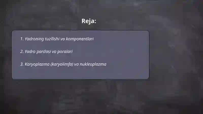Yadro va yadrocha 2