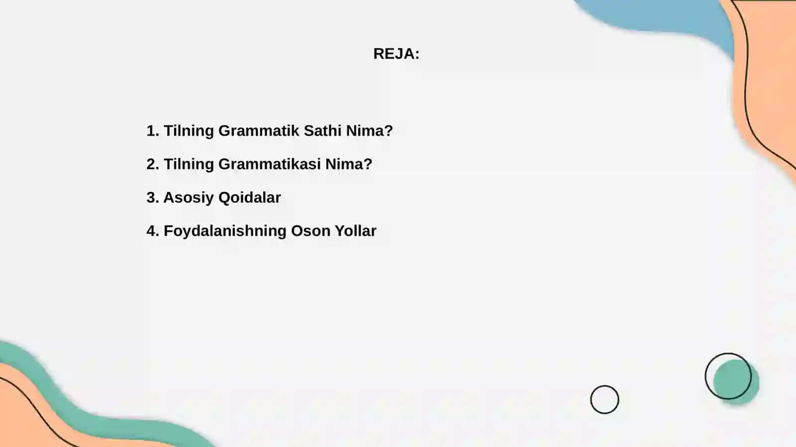 Tilning Grammatik sathi 2