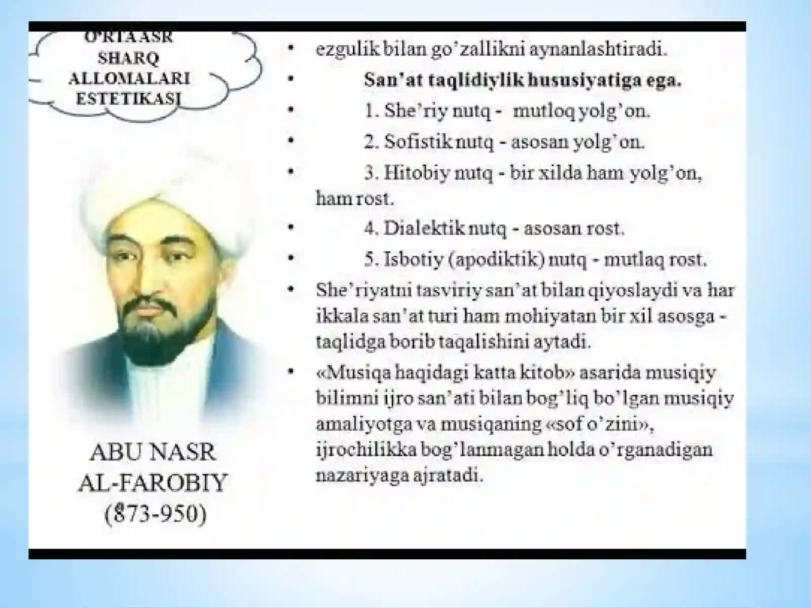 Estetika fanining maqsa va vazifalari 2