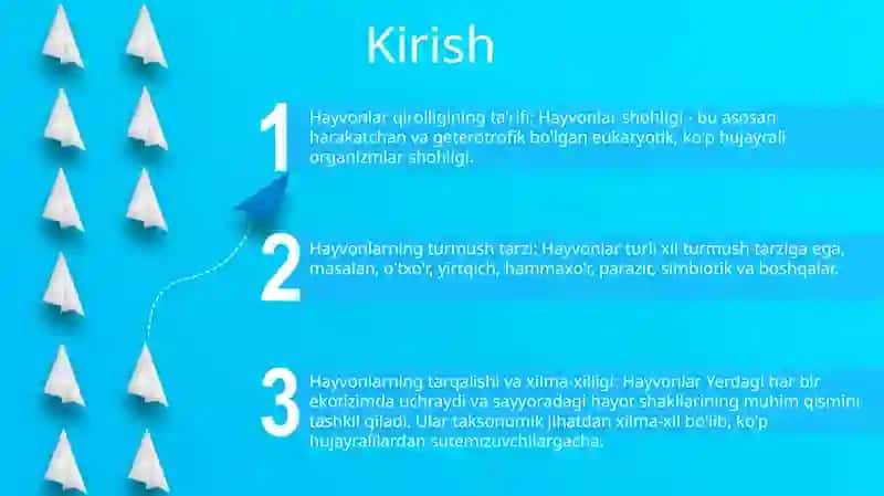 Hayvonlar Olamining Yashash Tarzi, KoʻPayishi, Tarqalishi Va Xilma-Xilligi 2