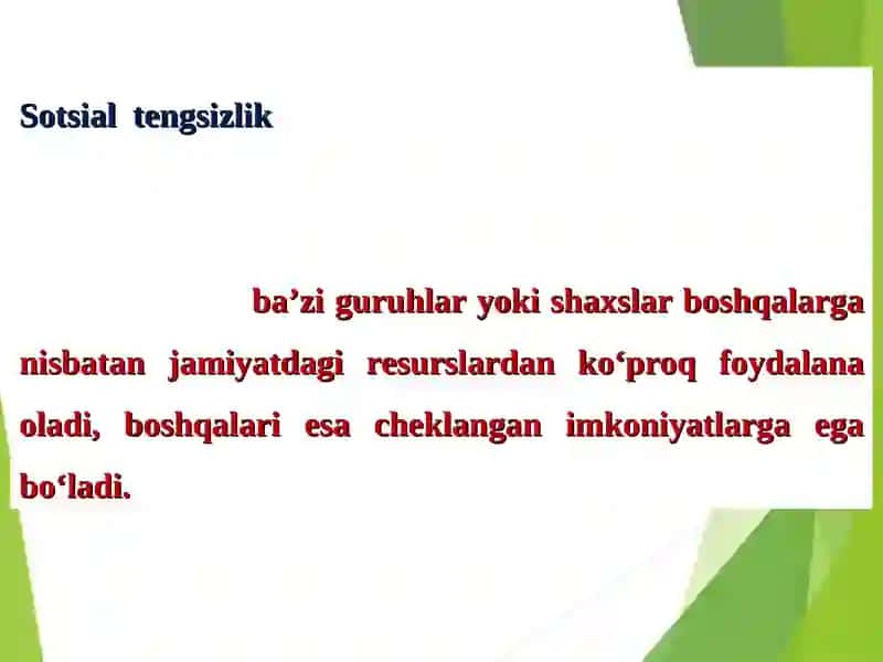 IJTIMOIY NOTENGLIK IQTISODIY SOTSIOLOGIYANING PREDMETI SIFATIDA 2
