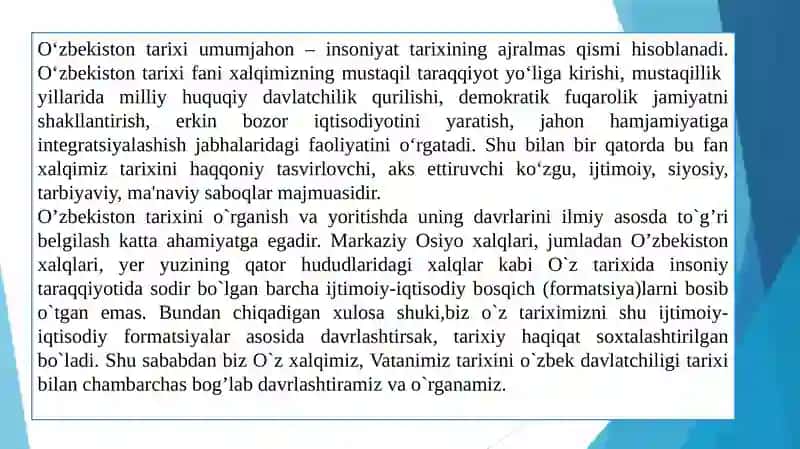 O’zbekistonning eng yangi tarixi 2