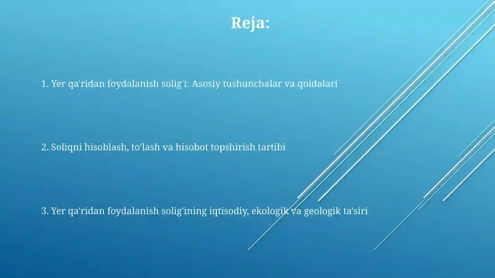 Yerqa'ridanfoydalanganlikuchunolinadigansoliq 2