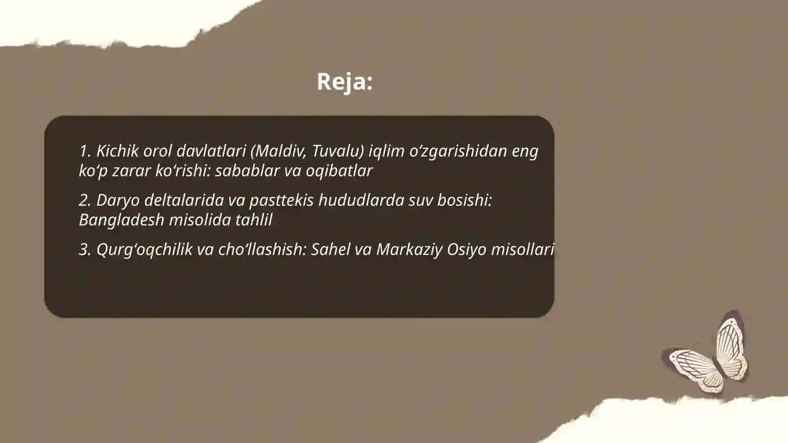 Iqlim oʻzgarishi kimga “qimmatga tushyapti”? 2