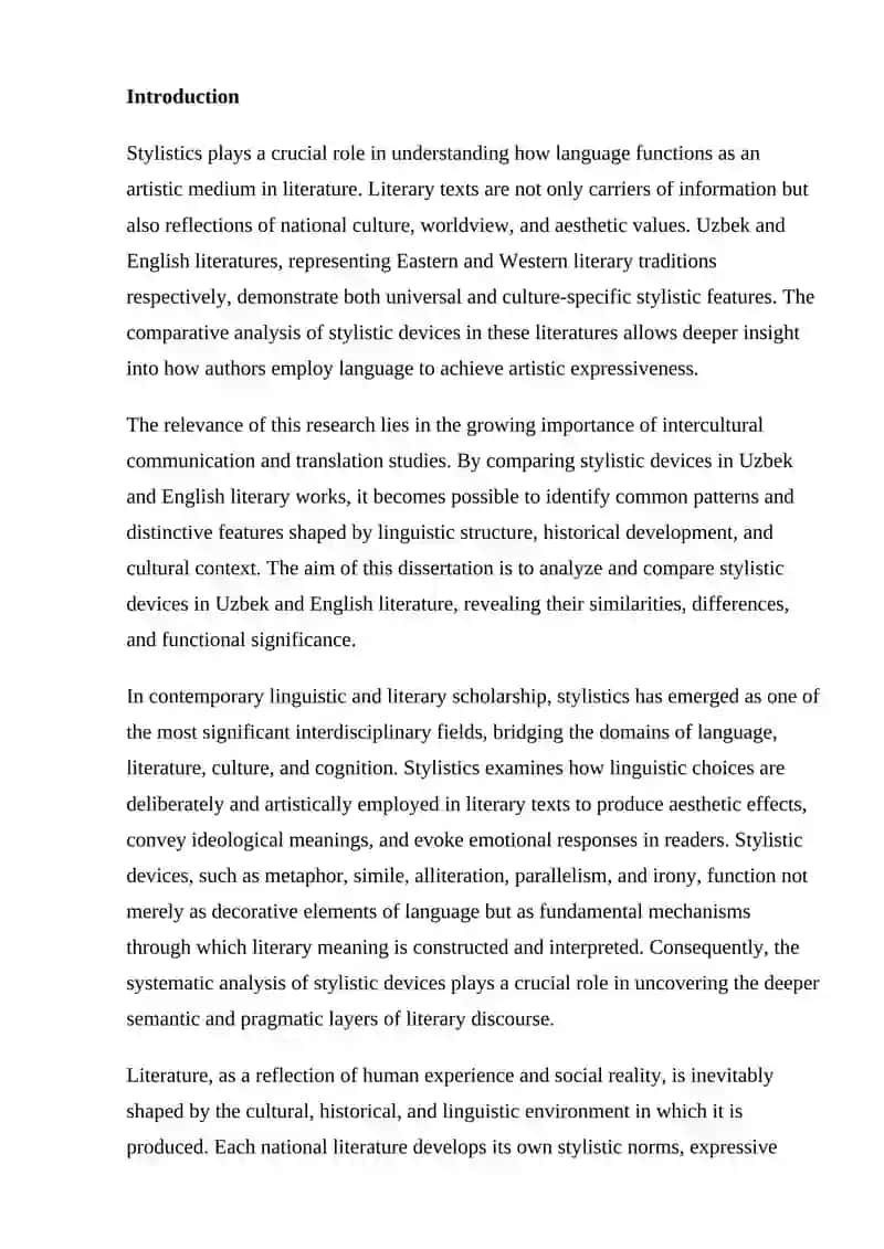 Comparative Analysis of Stylistic Devices in Uzbek and English Literature 2