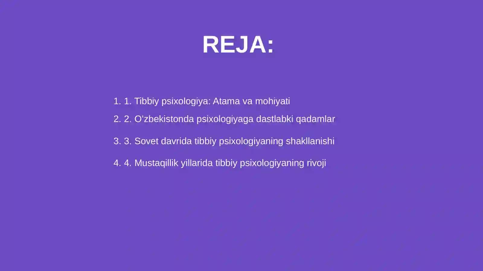 Tibbiy psixologiyaning Oʻzbekistonda rivojlanish tarixi 2