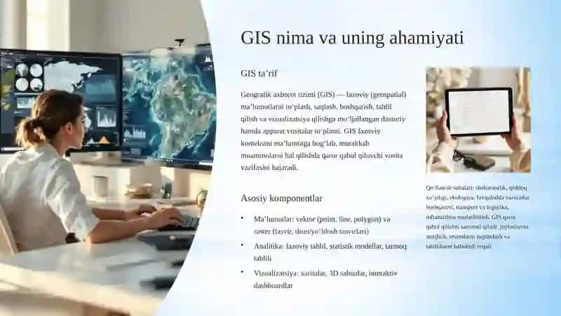 GIS Dasturlarining Imkoniyatlari: ArcGIS, QGIS va MapInfo 2