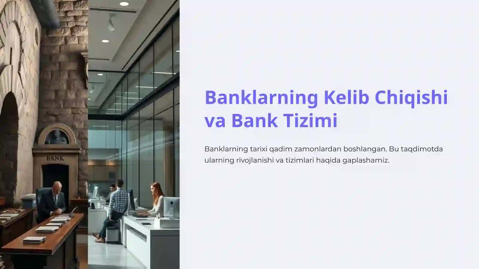 Banklarning Kelib Chiqishi va Bank Tizimi 2