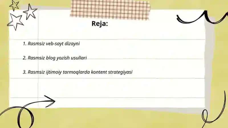 Rasmsiz veb-sayt dizayni 2