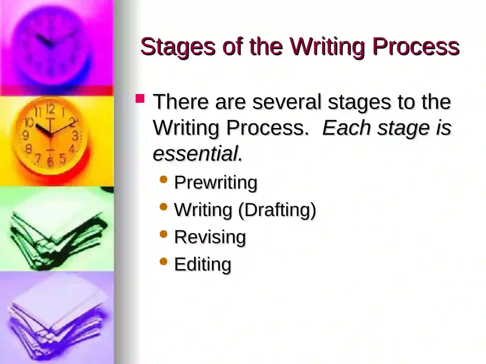 Stages of the Writing Process 2