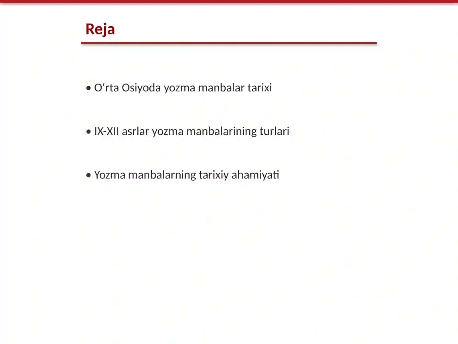 Oʻrta Osiyoning IX XII asrlar tarixiga oid yozma manbalar 2