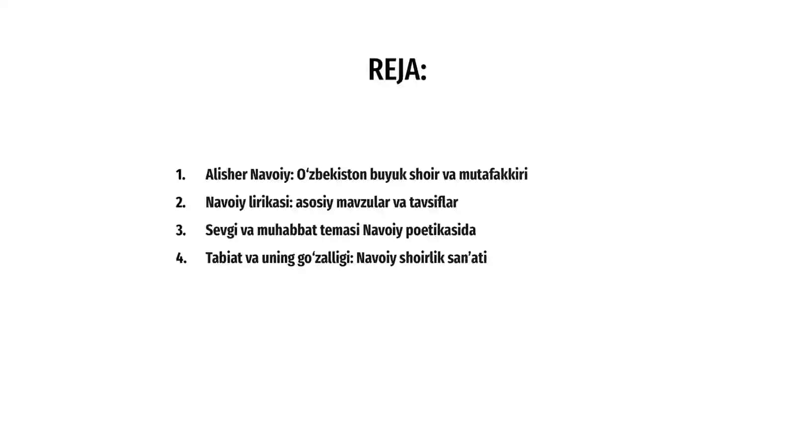 Alisher Navoiy lirik merosi mavzusida 2