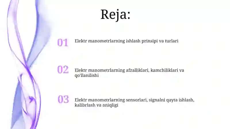 Elektr manometrlarning ishlash prinsipi va turlari 2
