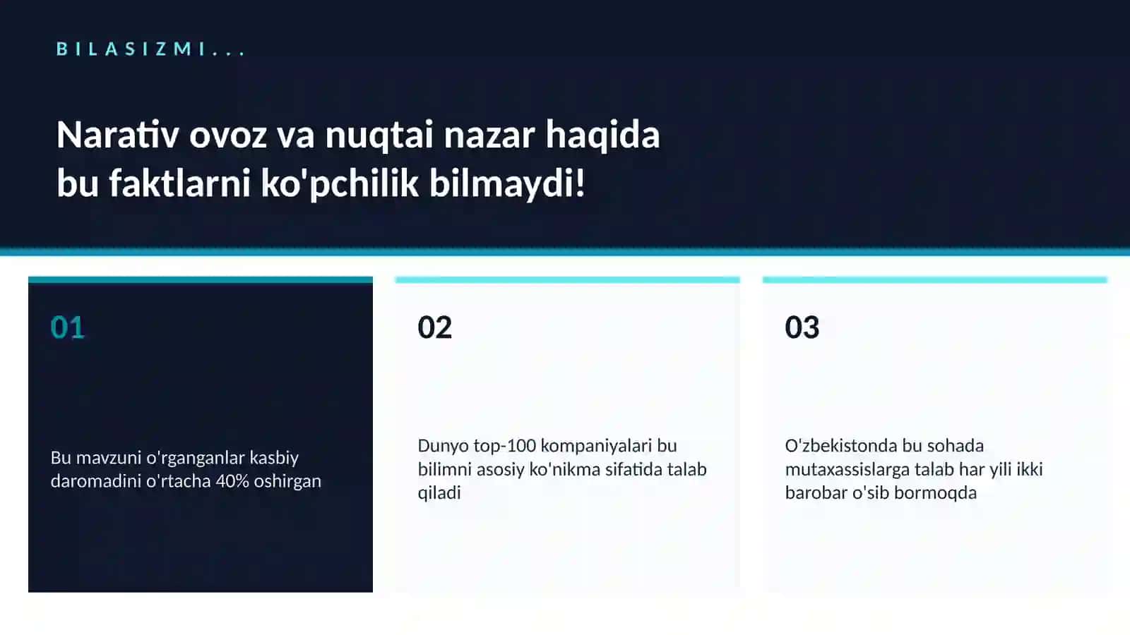 Narativ ovoz va nuqtai nazar 2