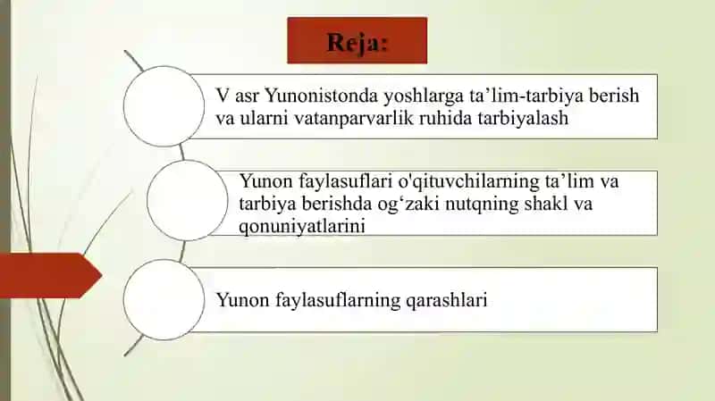 Yunon faylasuflari asarlarida o’qituvchilarning kasbiy mahorati haqidagi g’oyalar. 2