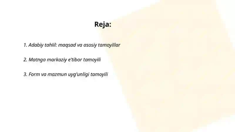 Adabiy tahlil tamoyillari 2