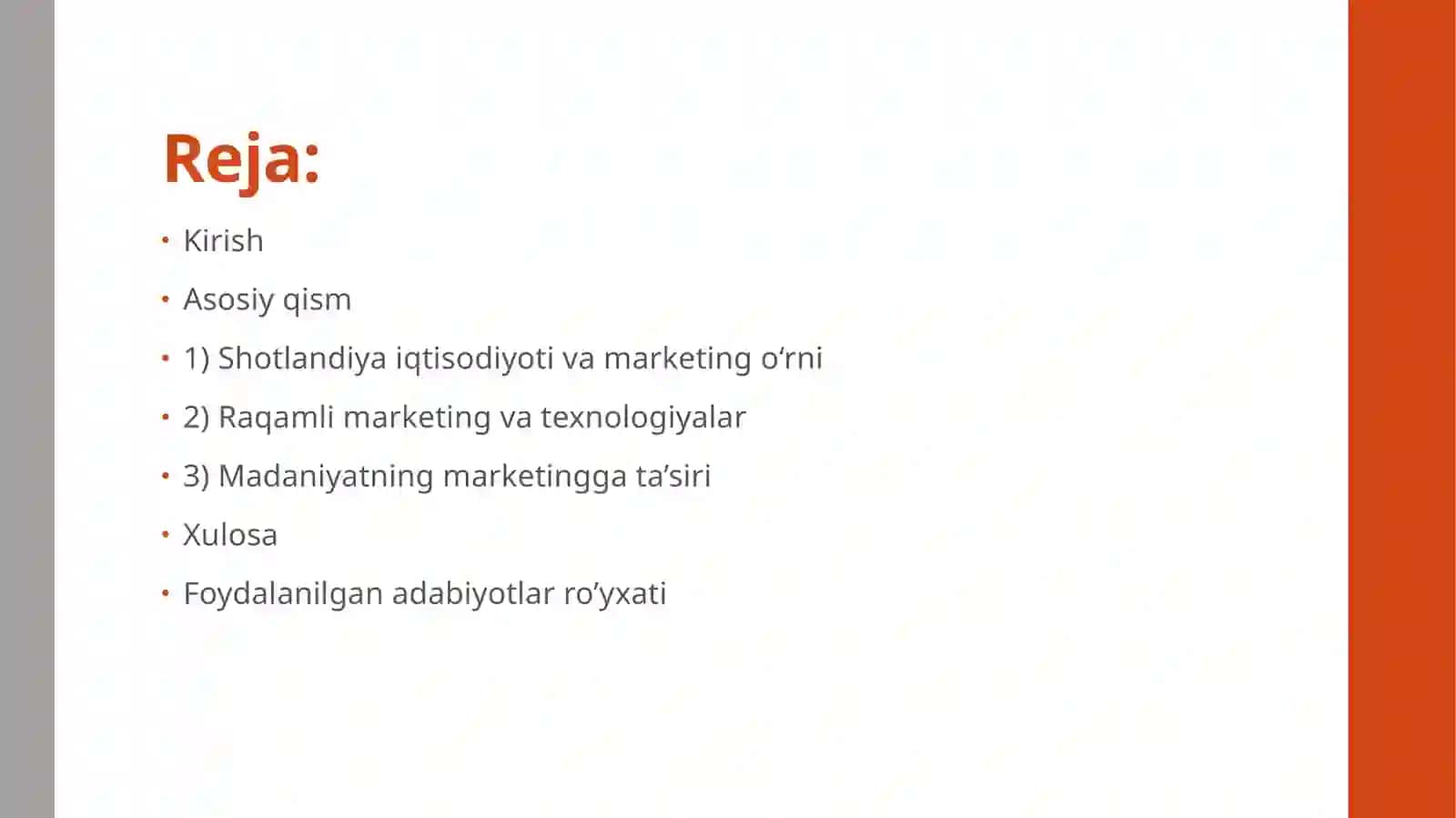 Shotlandiyadagi marketingning xususiyatlari 2