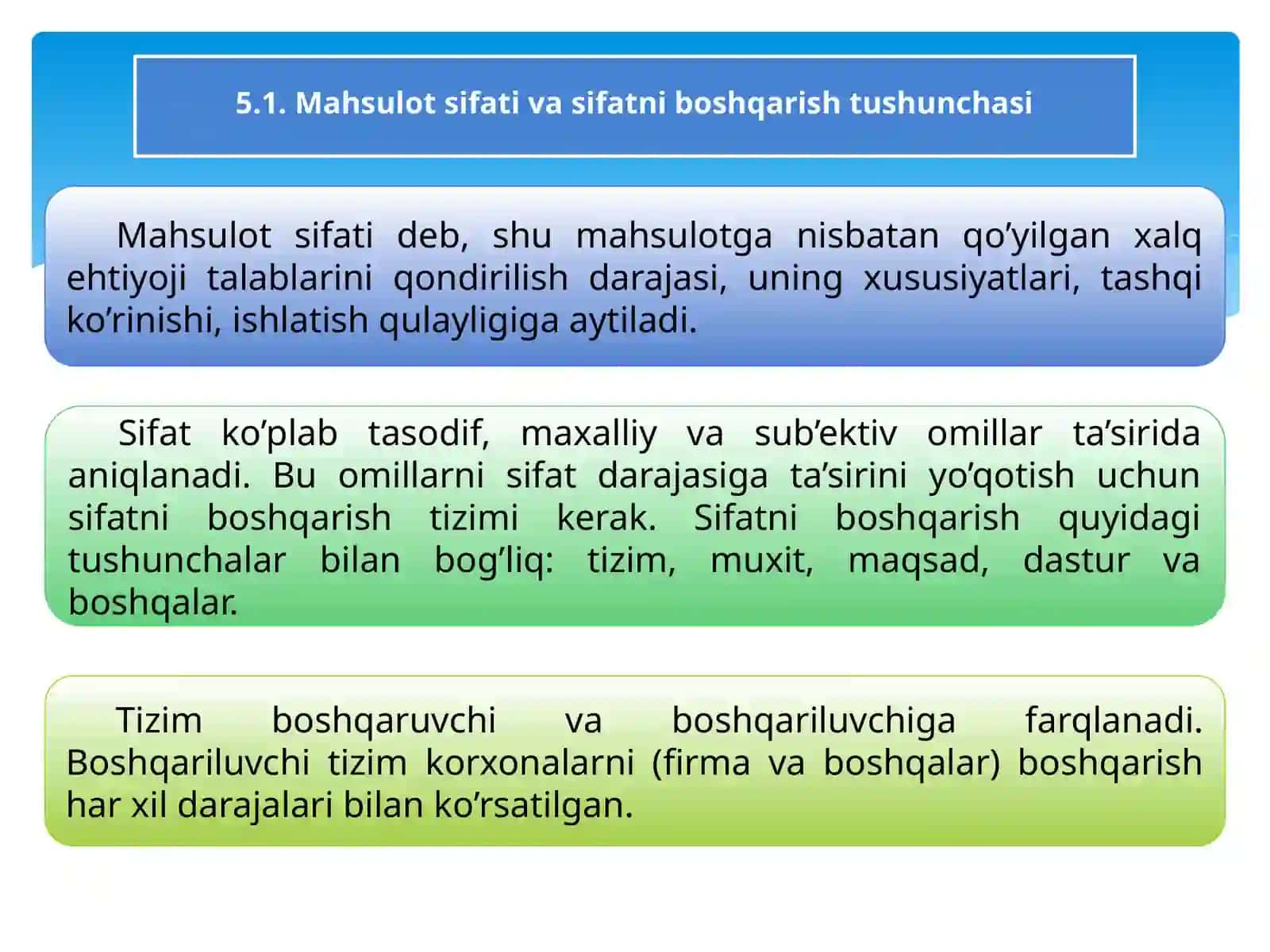 MAVZU.MAHSULOTSIFATI VA SIFATNI BOSHQARISH TIZIMI 2