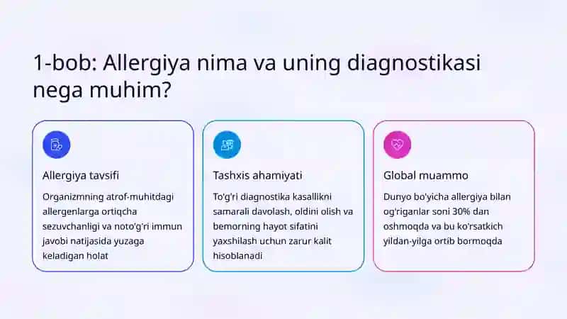 Allergiya Diagnostika Usullari: Zamonaviy Yondashuvlar va Amaliyot 2