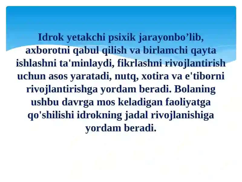 Maktabgacha yoshdagi bolalarda tasviriy faoliyat jarayonidagi idrokni rivojlanishi 2