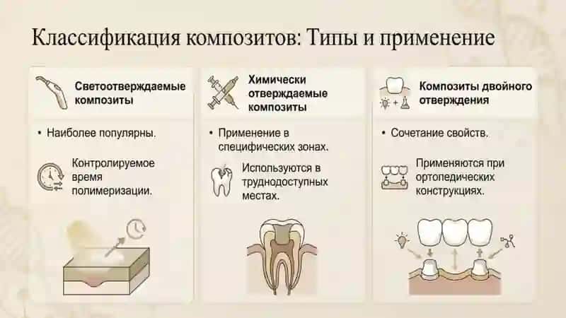 Применения композитов при реставрации зубов 2