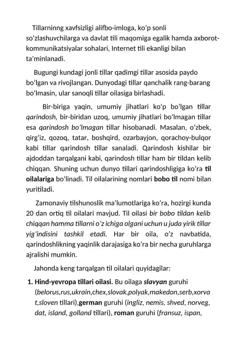 Dunyo tillari 2