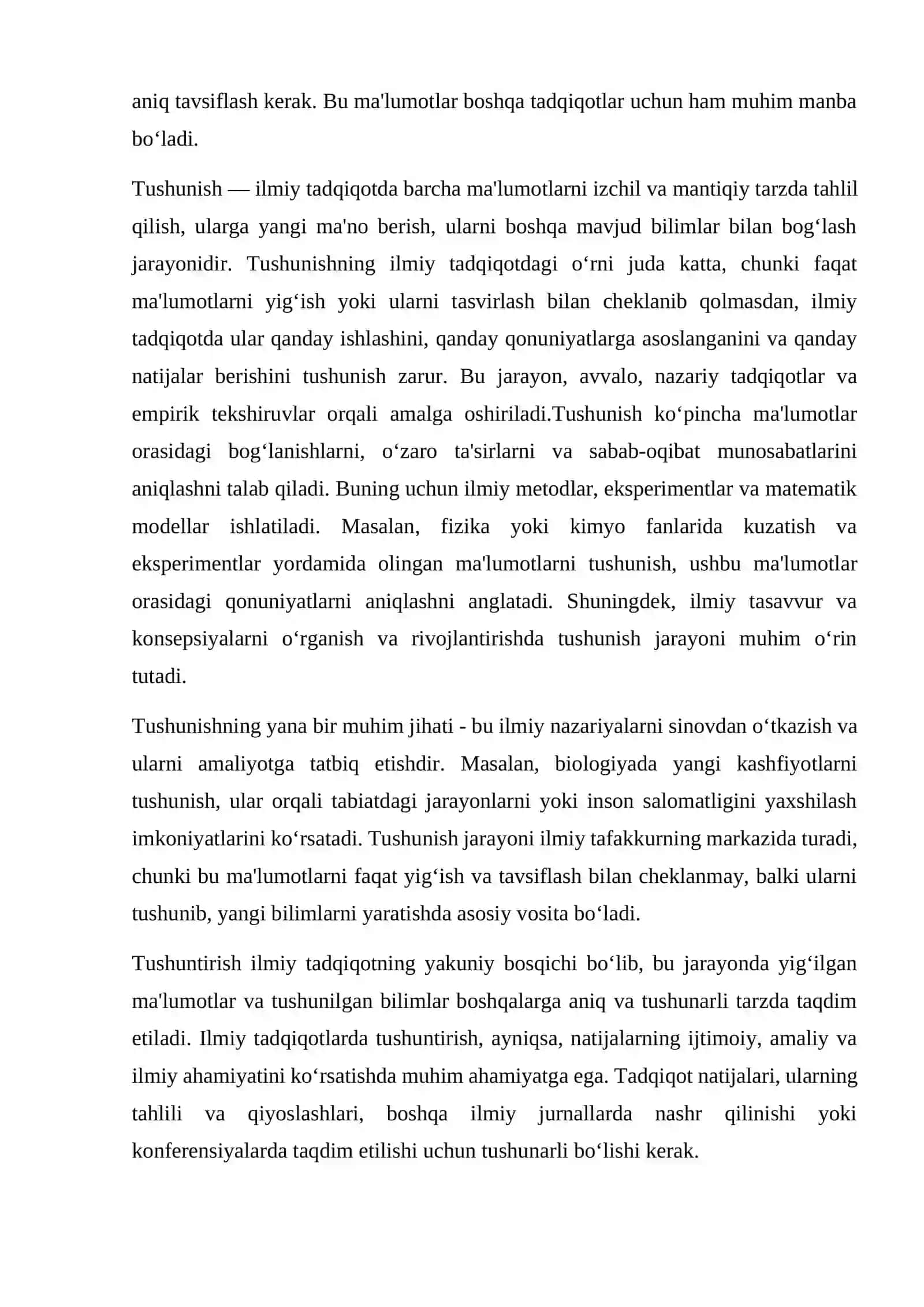 Tadqiqotda tasvirlash va tavsiflash 2