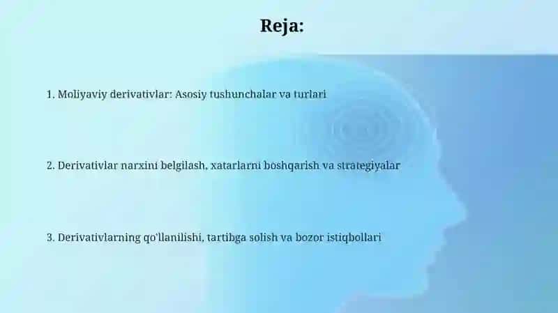 Moliyaviy Derivativlar 2