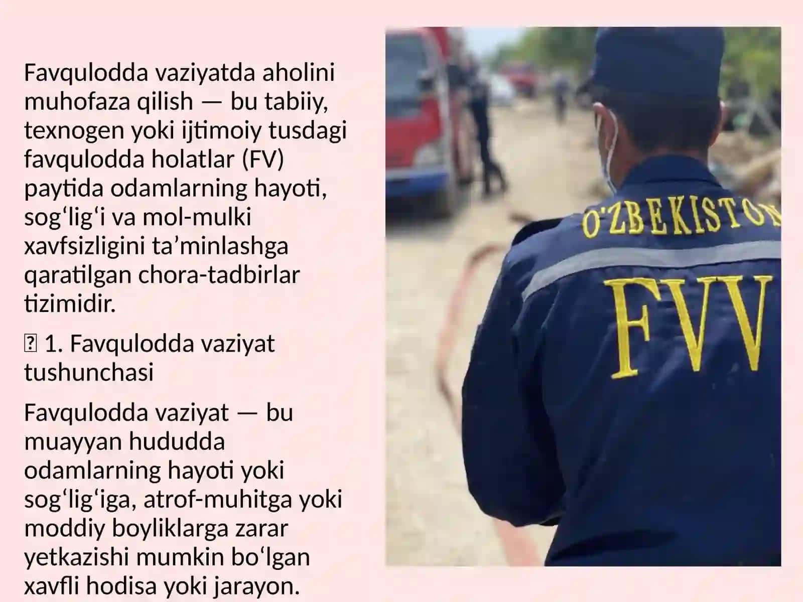 Favqulotdavaziyatdaaholinimuhofazaqilish.Jamoahimoyavositalari 2