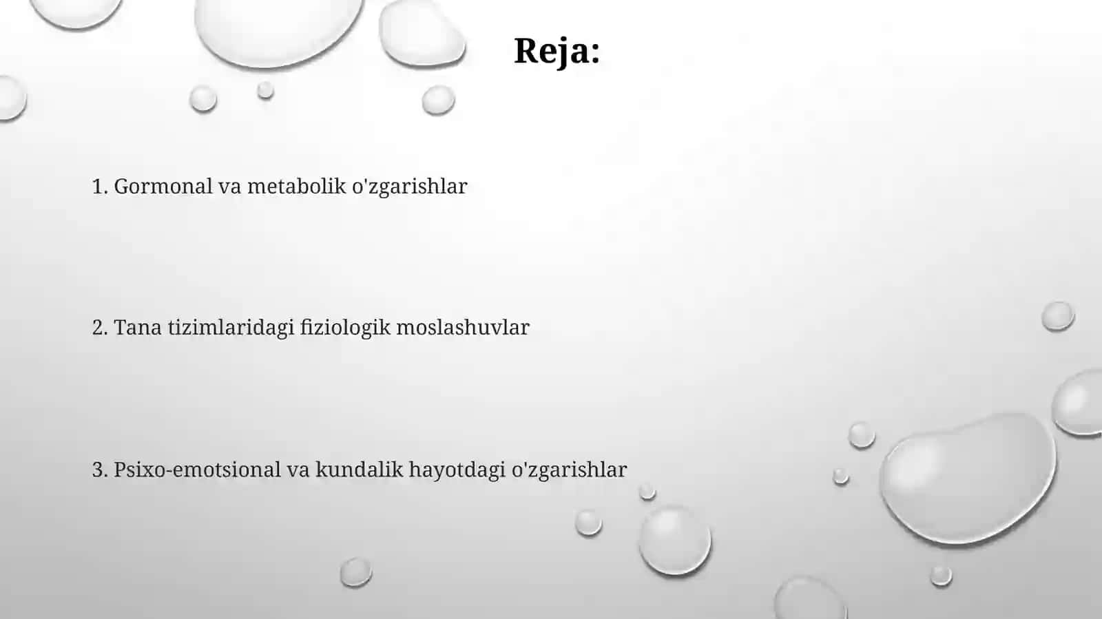 Homiladorlik davri fiziologik o'zgarishlar 2